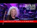 Saxophonist Crispin Cioe Performs with Carole King on "Jazzman"