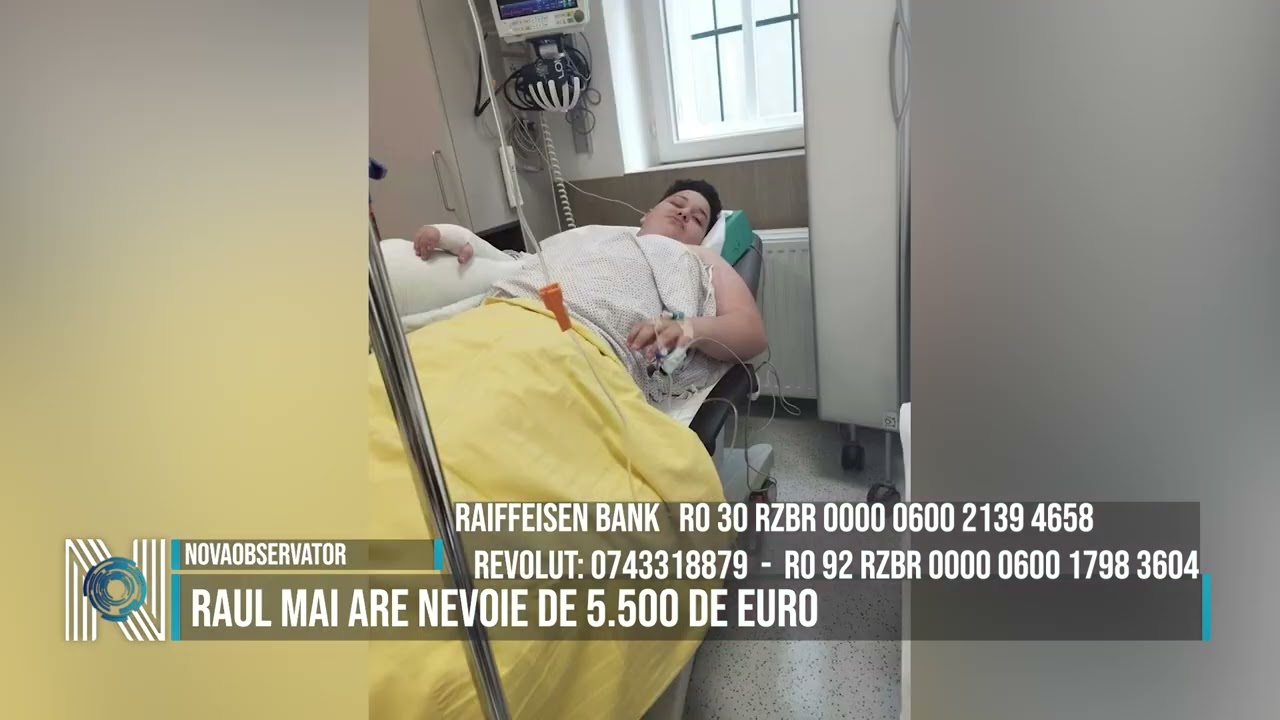 Raul mai are nevoie de 5.500 de euro
