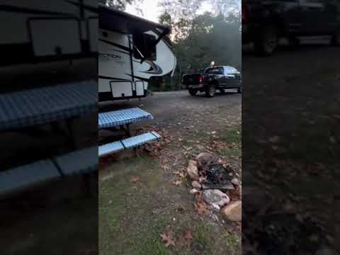 Site with firepit and picnic table