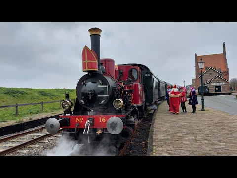 De Pieten Express bij de Museumstoomtram Hoorn-Medemblik