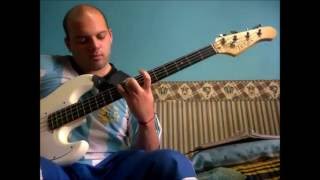 same fucking song the casualties (bass cover)