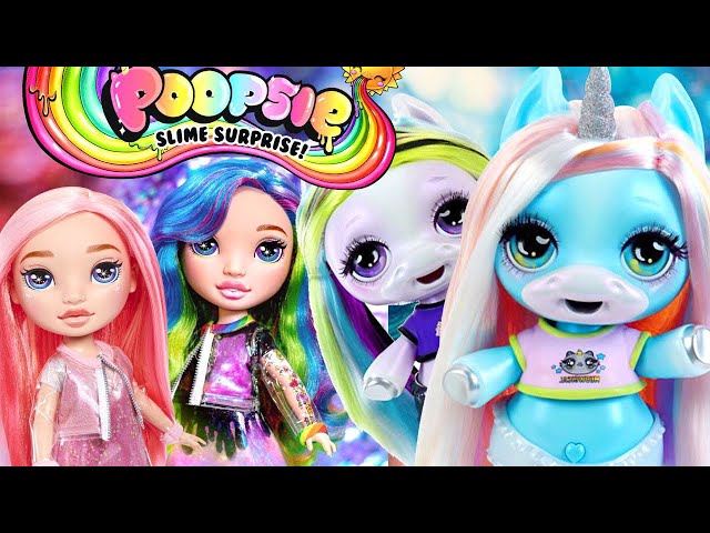 Игровой Набор С Куклой Серии Poopsierainbow Girls – Фиолетовая Или Голубая Леди
