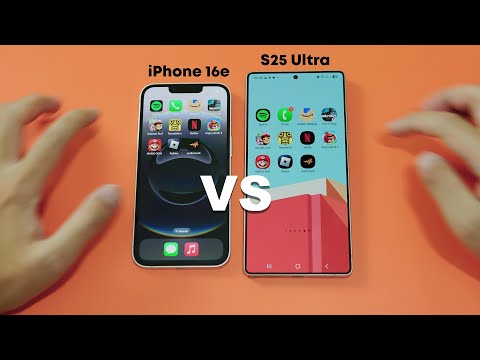 iPhone 16e VS Samsung S25 Ultra – Speed Comparison, Screen, Size