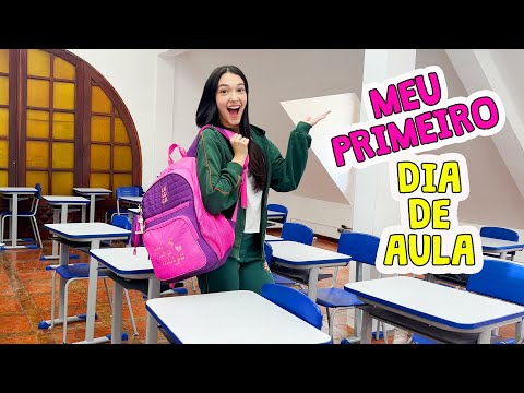 Meu Primeiro Dia de Aula !! Um dia Inteiro Comigo | Luluca