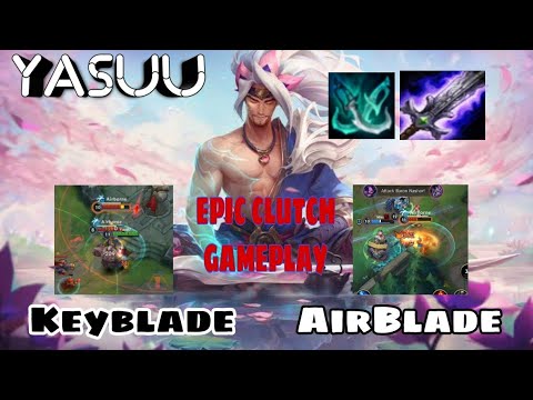 YASUO WILDRIFT GAMEPLAY #4.This is the reason why you need to know Air and Key blade. CLUTCH YASUO