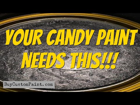 The BEST Metallic silver Paint to use for Candy Paint