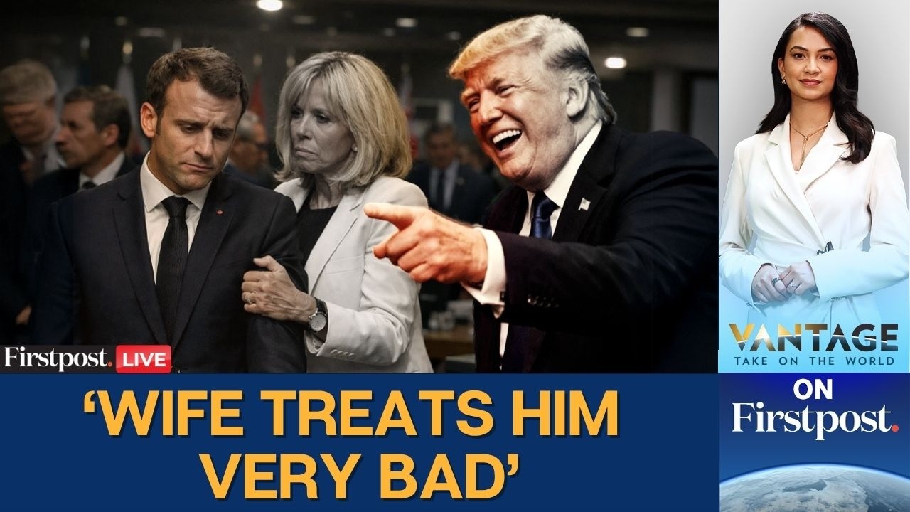 Macron vs Trump LIVE: Macron Claps Back After Trump's Comments on His Wife | Vantage on Firstpost