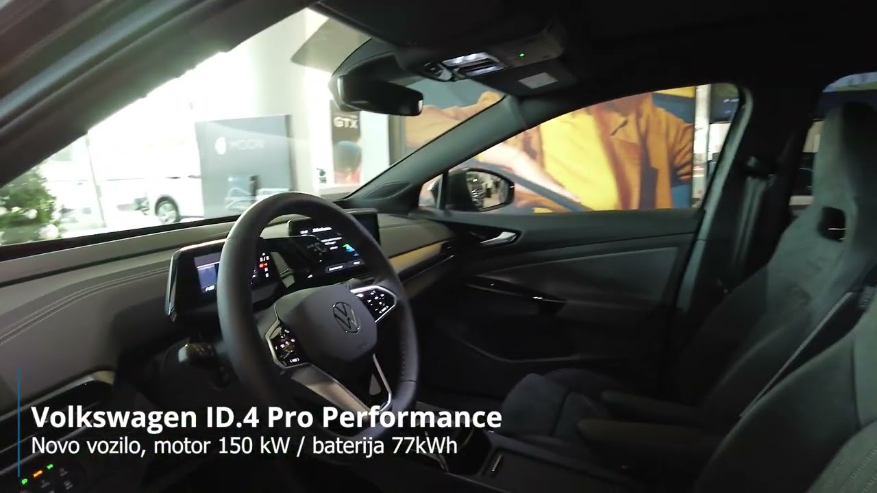 Volkswagen ID.4 Pro Performance  motor 150 kW baterija 77 kWh
