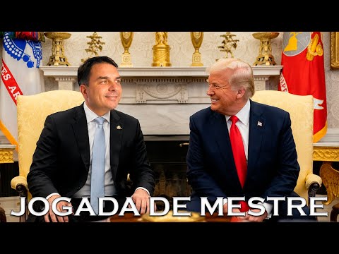 COMO O ENCONTRO DE FLÁVIO BOLSONARO E TRUMP MUDA O CENÁRIO DAS ELEIÇÕES NO BRASIL?