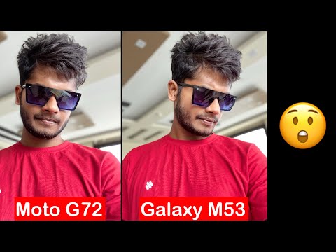 Moto G72 5G VS Samsung Galaxy M53 5G Camera Comparison | Moto G72 Camera Review,Gaming Review