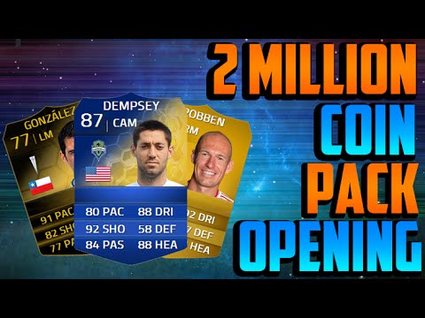 FIFA 14 - 2 Million Coin Pack Opening Charity Stream Highlights
