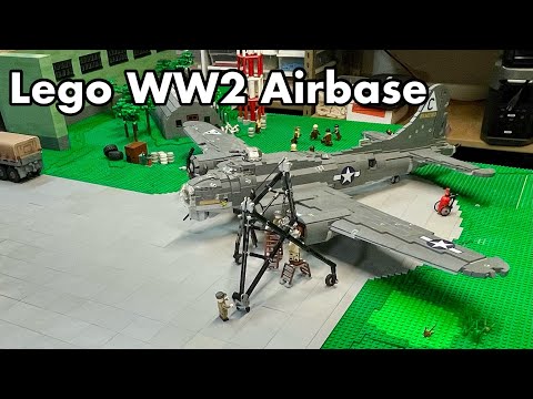 Huge Lego WW2 Military Airbase!