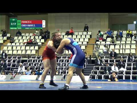 Единоборства Round 3 WW — 72 kg: V. FRANCIS (USA) v. D. ENKH AMAR (MGL)