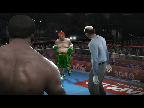 Fight Night Round 3 (PS3) Get In The Ring | Joe Frazier vs Goliath *Hard*