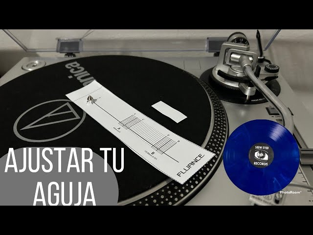 Vídeo relacionado con Gettimore Disco de calibración para alineación de cartucho giratorio, vinilo de 30 cm con regla de detección de sobredistancia, diseño antideslizante, compatible con cabezales de aguja de lápiz