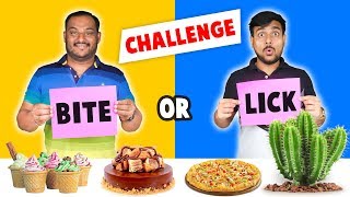 BITE OR LICK CHALLENGE | Food Bite Challenge | Food Lick Challenge | Viwa Food World | DOWNLOAD THIS VIDEO IN MP3, M4A, WEBM, MP4, 3GP ETC