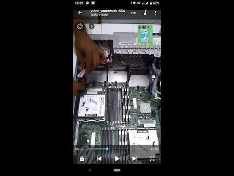 IBM x3650 M2 server assembling and disassembling