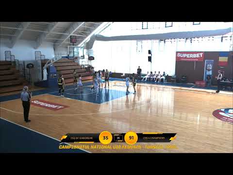 TURNEUL FINAL U18 F: CSS Sfantu Gheorghe - CSS Nr 4 Champions Bucuresti