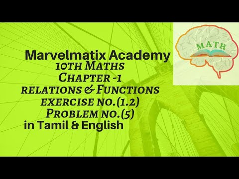 Class 10 Maths Relations & Functions Exercise no (1.2) #Question no.(5) Chapter 1 Video