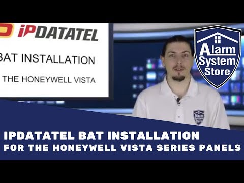 IPDatatel IP BAT Installation for Honeywell Vista 15P and 20P Tutorial