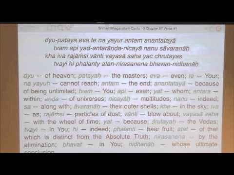 HH Janananda Goswami SB 10.87.41 - 15.10.2015