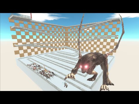ESCAPE FROM ALIEN WEREWOLF #1 - Animal Revolt Battle Simulator