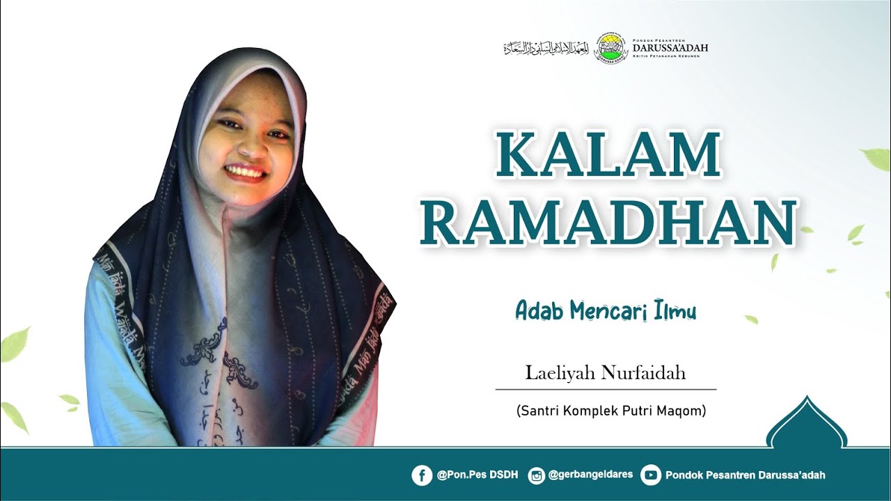 KALAM RAMADHAN | ADAB MENCARI ILMU