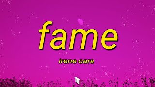 Irene Cara - Fame (Lyrics) | I&#39;m gonna live forever