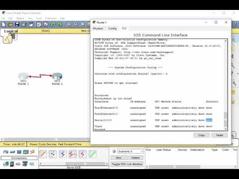 Configuring a Serial Interface Connection Between Two Routers - Cisco CCNA Training