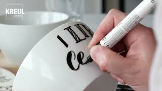 Video de Rotulador FI-KR-16508 porcelana Celeste Glitter 160°C