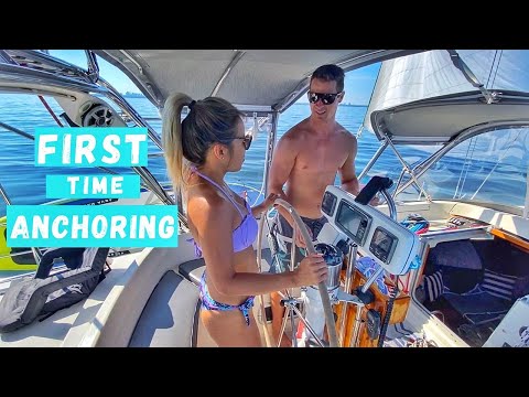 Sailing Noobs Anchor for the First Time!  - Ep 1