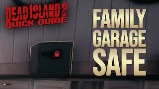 Dead Island 2 - Family Garage Safe / Garage Safe Key / Nosy Neighbor Location