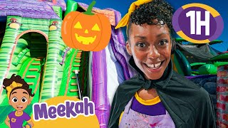 Meekah's Bouncy Castle Halloween! | Educational Videos for Kids | Blippi and Meekah Kids TV