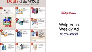 Walgreens Weekly Ad 08/23 - 08/29
