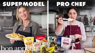 Gisele Bündchen vs Pro Chef: Same Ingredients, Different Recipe | Bon Appétit