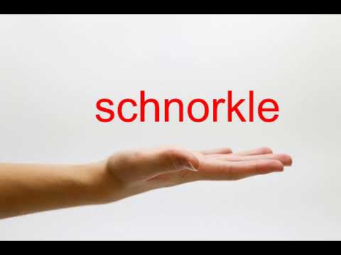 How to Pronounce schnorkle - American English