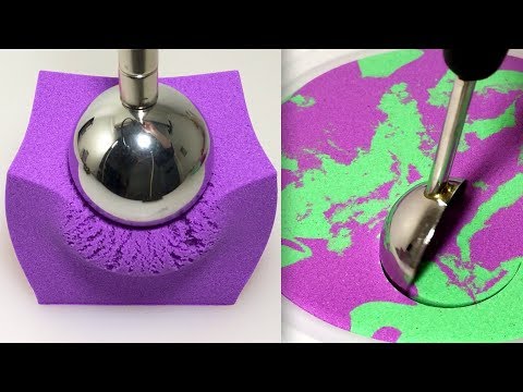 Very Satisfying Video Compilation 67 Kinetic Sand Cutting ASMR