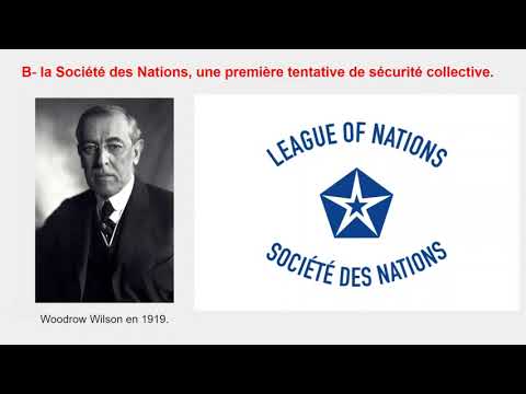 HGGSP TH2 AXE2 COURS2 : Faire la paix par la sécurité collective au XXe siècle