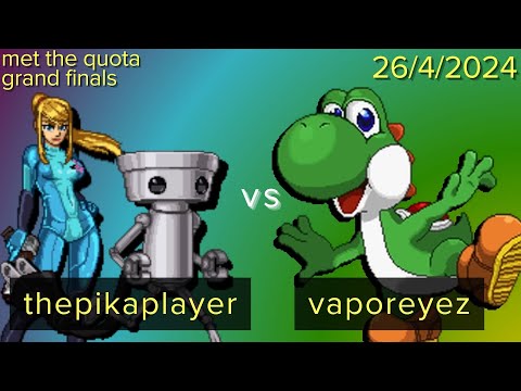 ThePikaPlayer (Chibi, ZSS) vs. VaporeyeZ (Yoshi) - Grand Finals - met the quota