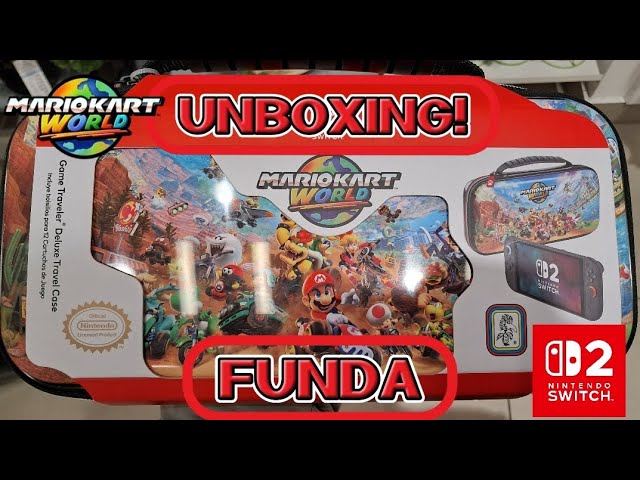 Vídeo relacionado con Estuche Delgado PowerA para Nintendo Switch 2 - Mario Kart World, Licencia Oficial, Estuche Protector, Espacio para 10 Tarjetas de Juego, Protector de Pantalla Acolchado, Soporte Integrado