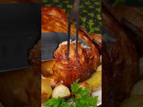 POLLO ASADO. #shorts #receta #recetasalada #cocina #almuerzo #cena #recetadenavidad #polloasado