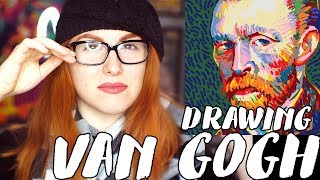 Drawing Vincent Van Gogh in the Video Game Passportout! // Rad Art with Beth Be Rad | SNARLED