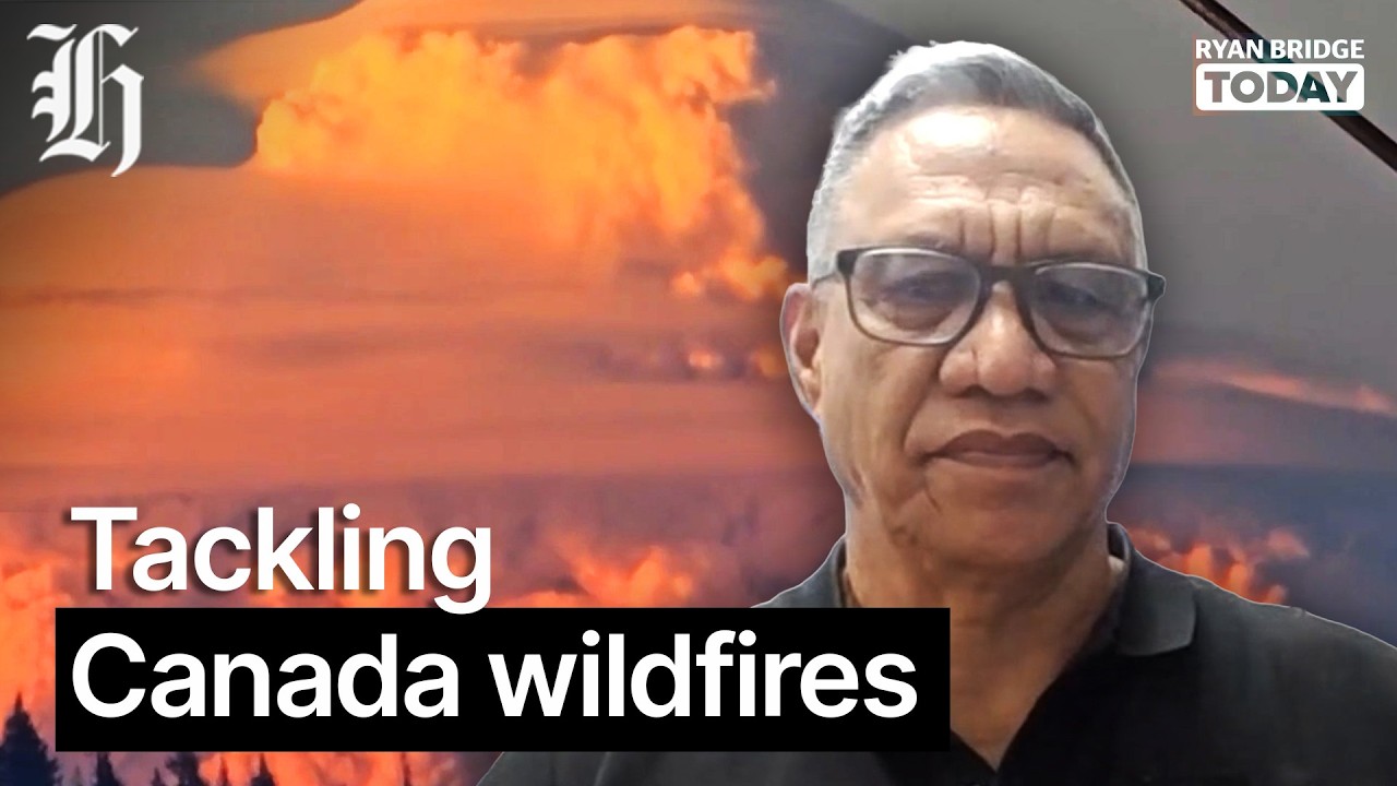 "Your training kicks in": Kiwi firefighters on tackling Canada wildfires | Ryan Bridge TODAY