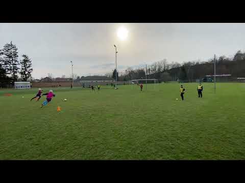 Herní cvičení 2. typu - Zakončení pod nátlakem | Starší Přípravka FK Velká Bystřice