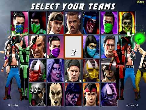 3v3 Team Edition UMK3 - GokuRen vs outworld_warrior - MAME