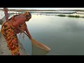 Cast Net Fishing Catching Fish With A Cast Net By Beautiful Village Woman Part 62