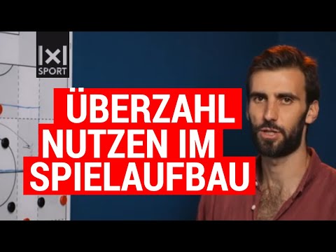 Spielaufbau gegen 4-4-2 bei einer 3-1-4-2 Ballbesitzstruktur