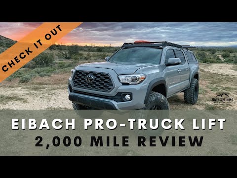 EIBACH PRO-TRUCK LIFT SYSTEM 2000 Mile Review on 2020 Tacoma