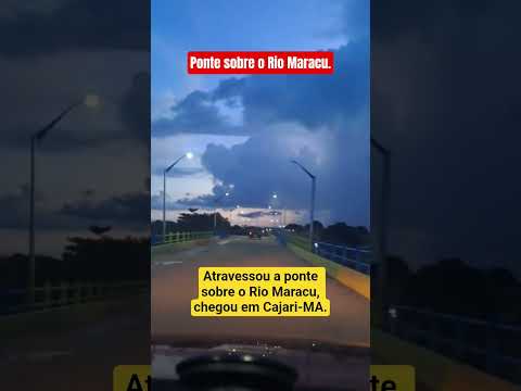 Ponte sobre o Rio maracu.