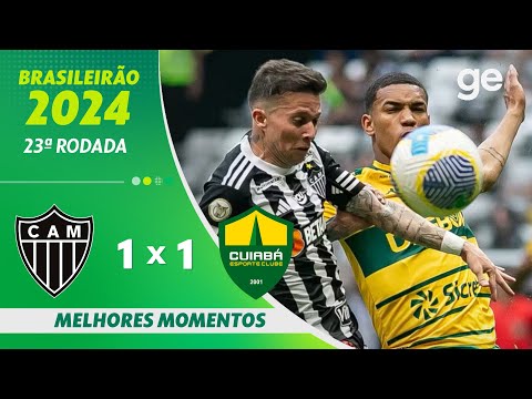 Gols e lances de Atlético Mineiro x Cuiabá